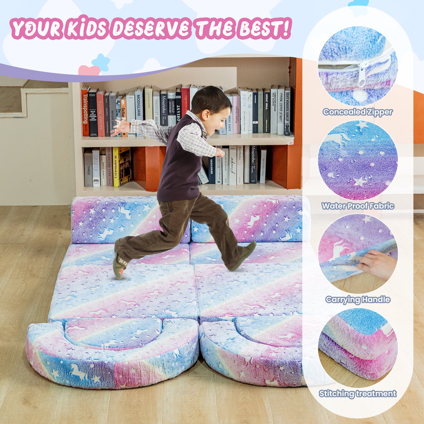 Stmoze Nugget sofa, modular game sofa, convertible game castle sofa, instant rebound 28D foam sofa, game room sofa, bedroom furniture